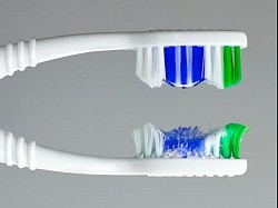 Change your brush once the bristles are scattered,or after three months